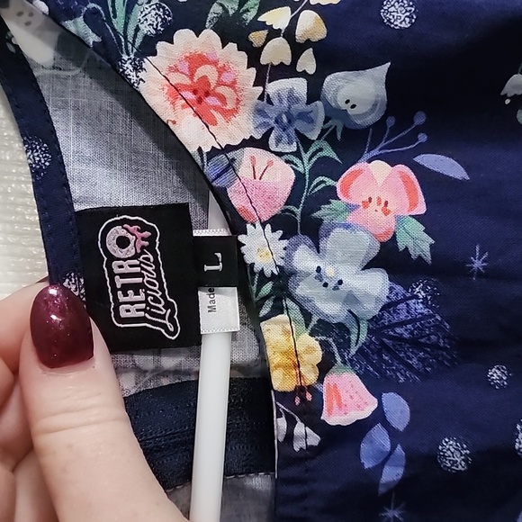 Retrolicious Spring Print Swing Dress - Picture 4 of 5